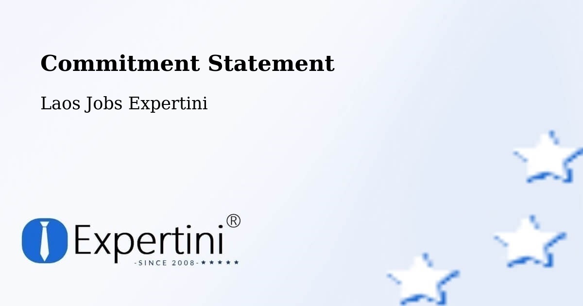 Corporate Commitment – Muang Toumlan - Laos Jobs Expertini